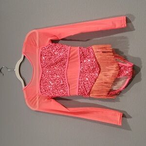 Weissman Tell Me You Love Me Dance Dress - Coral